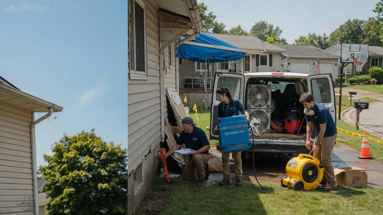 Ceiling Leak Cleanup in East Chicago, IN near me