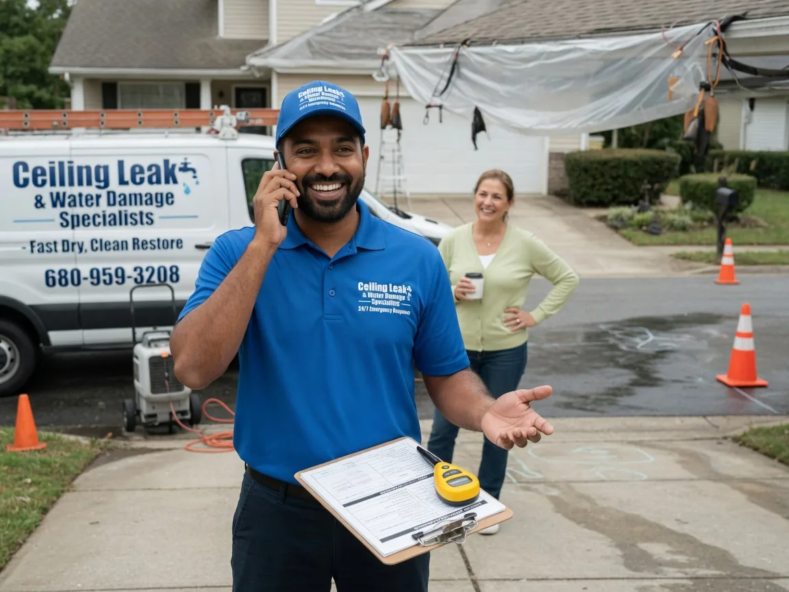 Ceiling Leak Cleanup East Chicago, IN FAQs